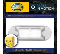 HELLA 2XT 980 855-111 Door Footwell Light - DuraLED - LED - 12/24V - 0.5W - LED - Fitting - Lens Colour: Crystal clear - LED colour: White