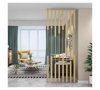 Entrance/Living Room/Home Room Separation Divider Posts, 2ft/3ft/4ft/5ft/6ft/7ft/8ft Tall No-punching Metal Iron Room Partitions And Dividers Pillar With Adjustable Feet Pads(Gold,130cm/51.1in/4.26f