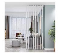 Entrance/ Living Room/ Home Room Separation Divider Posts, 2ft/3ft/4ft/5ft/6ft/7ft/8ft Tall No-punching Metal Iron Room Partitions And Dividers Pillar With Adjustable Feet Pads(White,240cm/94.4in/7.87