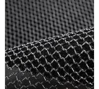 Entrance Mat Metallic Grey Nylon/Vinyl 80x120cm Mesh Anti-Slip Indoor Doormat UK