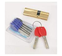 Entrance Stander 65 70 80 90 95mm Lock Cylinder AB Key Anti-Theft Pure Brass Gate Door Handle Bedroom Extended((30 40) 70)