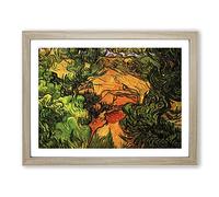 Entrance To A Quarry By Vincent Van Gogh Classic Painting Framed Print | A2 Oak Framed Wall Art | Ready to Hang | Classic Historical Picture | Living Room Bedroom Lounge Office