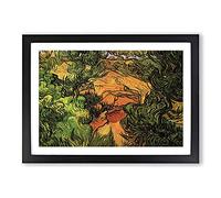 Entrance to A Quarry by Vincent Van Gogh Framed Print | A2 Black Framed Wall Art | Ready to Hang | Modern Historical Picture | Living Room Bedroom Lounge Office