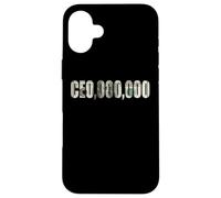 Entrepreneur Businessman - Funny CEO,000,000 Millionaire CEO Case for iPhone 16 Plus