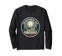 Entrepreneur Dad Business Startup Grow Mindset Father's Day Long Sleeve T-Shirt