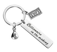 Entrepreneur Gift Future Billionaire Gift Boss Gift Billionaire In The Making Keychain Business Owner Gift (Billionaire In The Making K EU)