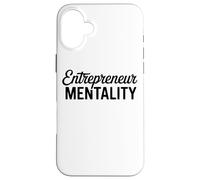 Entrepreneur Mentality Hustle Mindset Focus Case for iPhone 16 Plus