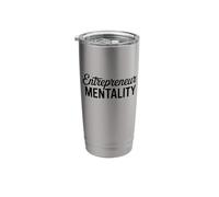 Entrepreneur Mentality Hustle Mindset Focus Stainless Steel Insulated Tumbler