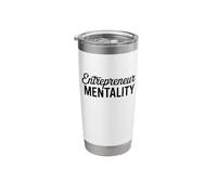Entrepreneur Mentality Hustle Mindset Focus Stainless Steel Insulated Tumbler