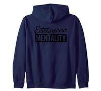 Entrepreneur Mentality Hustle Mindset Success Zip Hoodie
