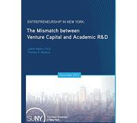 Entrepreneurship in New York: The Mismatch between Venture Capital and Academic R&D (Geneseo Authors)