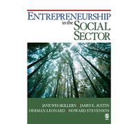 Entrepreneurship in the Social Sector