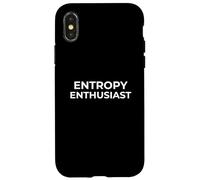 Entropy Enthusiast Funny Science Physics Nerd Humor Case for iPhone X/XS