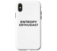 Entropy Enthusiast Funny Science Physics Nerd Humor Case for iPhone X/XS