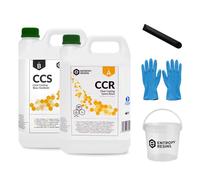 Entropy Resins Biobased Clear Casting Kit - 6.6 Litre Craft Resin Kit, 2 Part Crafting Epoxy with Slow Cure Hardener, 72H Tack Free Cure Time, Hobby Arts & Crafts Set for Adults