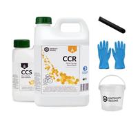 Entropy Resins Clear Casting 2 Part Epoxy Resin and Hardener Kit - For DIY Art, Jewellery & Wood, Clear Epoxy Resin Kits for Beginners and Pros - Slow Cure Kit, 1.3 Litre