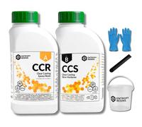 Entropy Resins Clear Casting Kit - 2 Part Epoxy Resin and Hardener for DIY Art, Jewellery & Wood, Craft Kits for Adults, Clear Epoxy Resin Kits for Beginners and Pros - Slow Cure Kit, 0.664 Litre