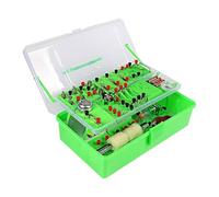 Entry Level ABS Physics Experiment Storage Box, Multi-Piece | Plastic Lab Apparatus Starter Kit for Basic Mechanics Acoustics Electromagnetic