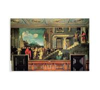 Entry of Mary Into The Temple by Titian Canvas Art Poster And Wall Art Picture Print Modern Family Bedroom Decor 24x36inch(60x90cm)