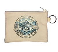 Entry to The Mysterious Lost City Key Chain Coin Purse Beige