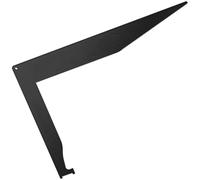 Entry Tool, First Responder, 11-1/4" x 8", Heavy Duty Steel Security Breach Bar, Powder Coat Finish, Door Entry for Firefighters, Emergency Access