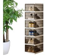 Entry-Up Shear Stackable Shoe Storage Box | Clear Shoe Organizer for Sneakers, Boots and More | Great for Hallway, Bedroom, in