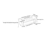 Entryway Shoe Bench,Modern Upholstered Storage Bench with Arms,Leather Rolled Arm Button Upholstered Ottoman Bench,Footrest Livingroom Bendroom Furniture 39.3/47.2x15.7x21.6 Inch,(100/120x40x55cm)