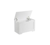 Entryway Storage Chest Bench, White