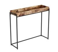 Entryway Table, Narrow Farmhouse Console with Solid Wood Design, Vintage Decorative Tray Table for Living Room, Bedroom, Hallway, Foyer Decor, 150x25cm