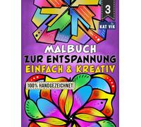 Entspannung: Kreatives Mandala Malbuch für Erwachsene, Jugendliche und Kinder - Quadratische Designs: Große Motive mit dicken Linien für kreatives ... Mandalas zum Ausmalen - 8,5 x 11 Zoll)