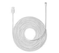 Entweg 9M/29.5ft Charging Cable Fits Arlo Pro 2, GO, Light - Flat Aluminium Alloy Micro USB Power Cord, 1 Pack