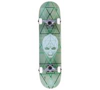 Enuff Geo Skull Green Complete Skateboard - 8.0"
