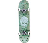 Enuff Skateboards Geo Skull Complete Skateboard, Adult Unisex, Green (Green), 8"