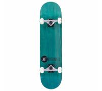 Enuff Skateboards Logo Stain Factory Complete Skateboard Teal 7.75"