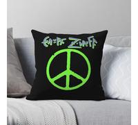 Enuff Z' Nuff Peace Logo Square Pillowcase Polyester Linen Velvet Pattern Zip Decorative Room Cushion Case