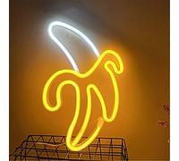 ENUOLI Banana Neon Light LED Neon Sign Wall Neon Light for Home Decor Battery&USB Operated Neon Night Light Neon Light Sign Light Up Sign for Kids Bedroom Party Christmas Wedding