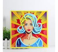 ENUOLI Cool Girl Neon Signs, UV Print LED Light Sign Creative Gift