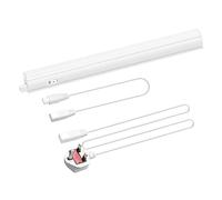 ENUOTEK Under Kitchen Cabinet Lighting, 4W T5 Under Cupboard Light Tube LED Neutral White 4000K, Kitchen Light Under Cabinet LED Length 313MM with British Power Plug Replace T5 Fluorescent, 1 Lamp