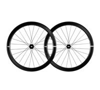 Enve Foundation 45 Innerdrive Disc Carbon Clincher Road Wheelset 700c Black Shimano 12mm Front 142x12mm Rear Centerlock Pair 11-12 Speed Tubeless 700c
