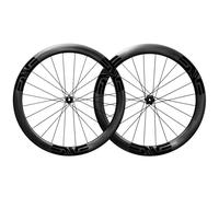 Enve SES 4.5 DT Swiss 240 Disc Clincher Road Wheelset - 700c - Black Shimano 12mm Front - 142x12mm Rear Centerlock Pair 11-12 Speed Tubeless 700c