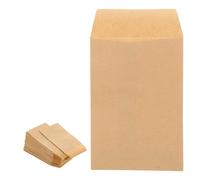 Envelope, 100 Pcs Brown Small Seed Envelopes for Seeds Cards Vellum Paper Key Cash Coins