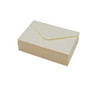 Envelope 20/40/80PCS Envelope Blank Mini Paper Window Envelopes Wedding Invitation for Letters Mailers(40 Pcs Cream White)
