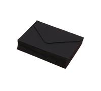 Envelope 20/40/80PCS Envelope Blank Mini Paper Window Envelopes Wedding Invitation for Letters Mailers(40 Pcs Black)