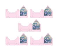 Envelope Bouquet Boxes - 5 Pieces Bouquets in the Shape of a Fold Bag | Saint Envelope | for Birthday Wedding Engagement Valentine's Day Mother's Day Graduation and Party