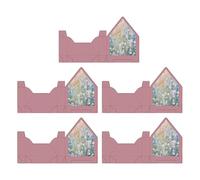 Envelope Bouquet Boxes - 5 Pieces Folding Flowers in the Shape of a Bag for Storage, San Envelope Boxes, for Valentine's Wedding, Engagement, Birthday, Graduation and Mother's Day