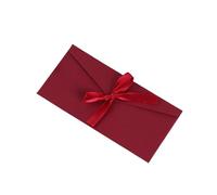 Envelope, Bowknot Envelopes 10pcs Multicolor for Letters DIY Wedding Party Invitation Cards Office(Red)