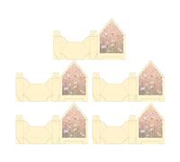 Envelope Box, 5 Pieces Folding Bag in the Shape of a Handbag, Floral Envelope Box - for Mother's Day, Wedding, Engagement, Valentine's Day, Birthday, Party