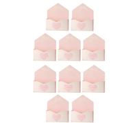 Envelope Box San | 10 Pieces Wrapping Paper with Romantic Heart Pattern | Envelope Boxes for Parties, for Children, Family, Friends, Wife, Mother, Sister, Daughter, Parties, Engagement, Special