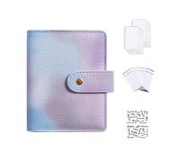 Envelope Challenge Binder, A7 Colour Cash Stuffing Binder Loose Leaf Waterproof Budget Binder, Fashionable Money Folder for Budgeting, Saving Money