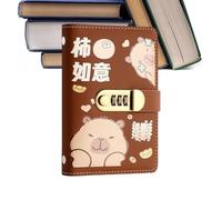 Envelope Challenge Binder,Capybara Cash Storage Notebook with Lock | Money Management Binder | for Freelancers Graduates Students Beginners Families Couples Adults Home Office Apartment Travel